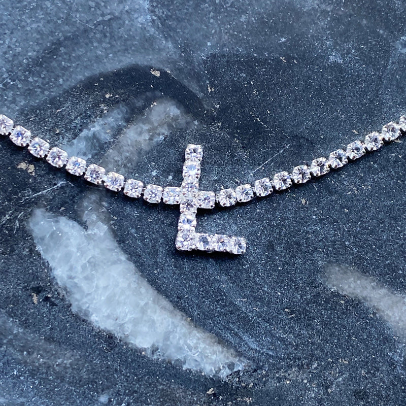 Sparkly Initial Anklet