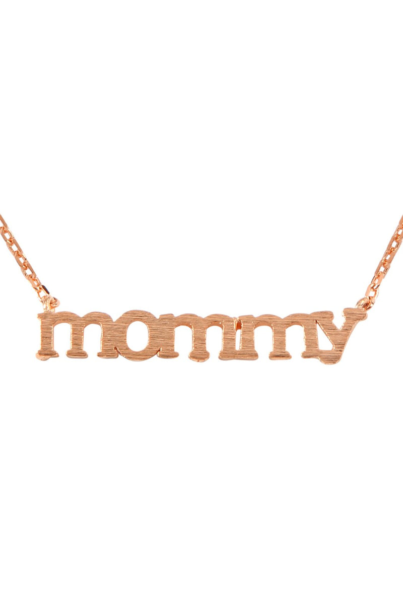 Cast "Mommy" Pave Necklace