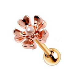 Copper Plated Flower Cartilage Earring