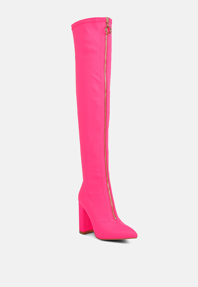 Ronettes Knee High Stretch Long Boots