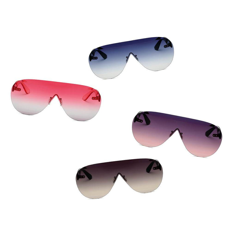 DESTIN | S2061 - Women Oversized Aviator Fashion Sunglasses