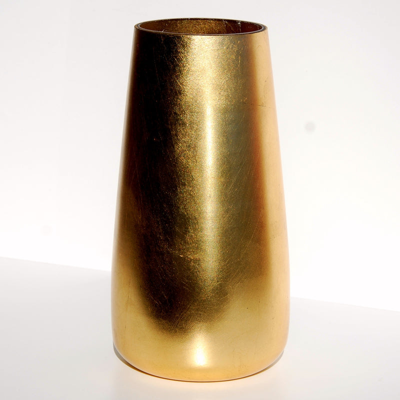 GILT 12" Gold Gilded Zen Vase