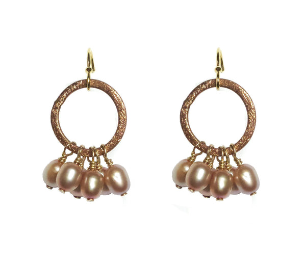 Frilly Pearls Earrings