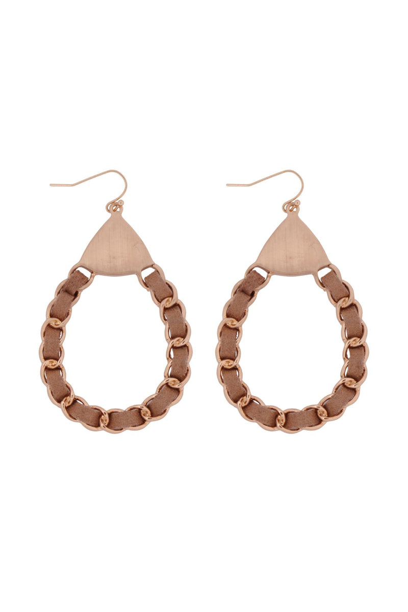 B4e2670 - Chanel Link Chain Drop Earrings