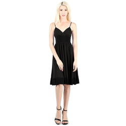 Evanese Women's Sleeveless Empire Waist Fit and Flare A-Line Cocktail Dress