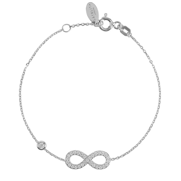 Eternity Infinity Bracelet Silver