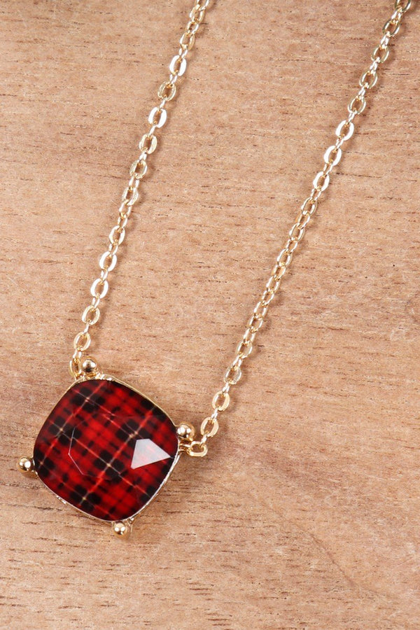 17299 - Buffalo Checkered Chain Necklace