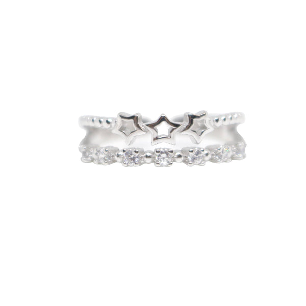 The Lovers - Stars Ring Adjustable Layered Ring