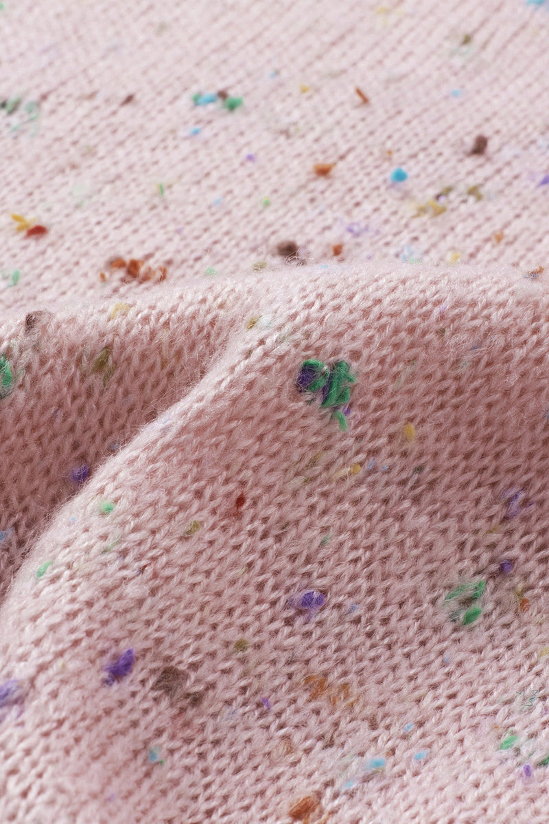 Noelle Detail Patterned Sleeve Sweater
