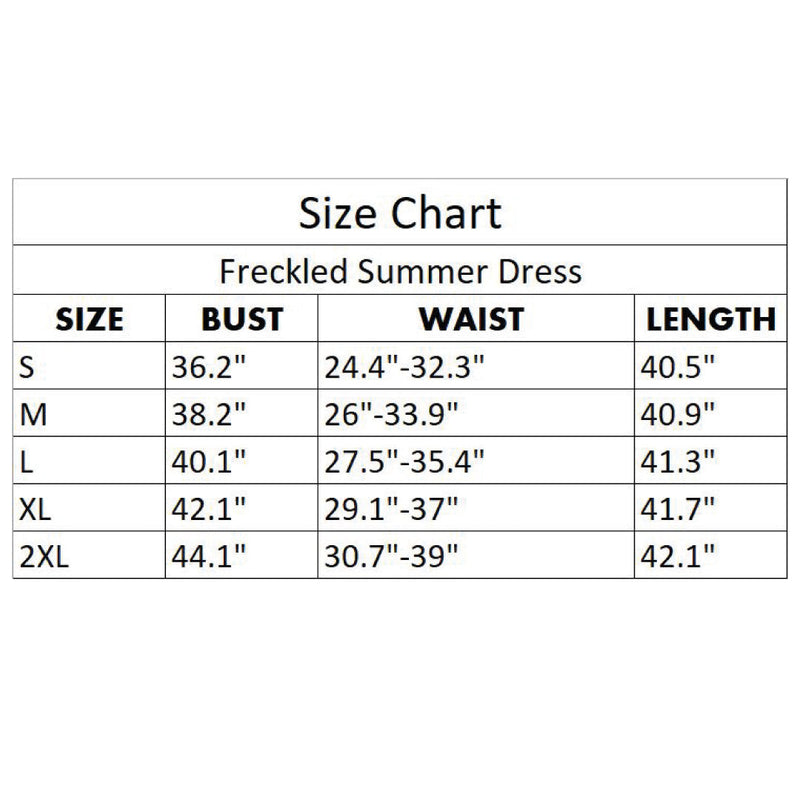 Freckled Summer Dress