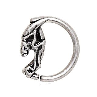 316L Stainless Steel Annealed Devil's Face Circular Ring