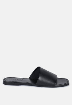 Tatami Leather Classic Slide Flats