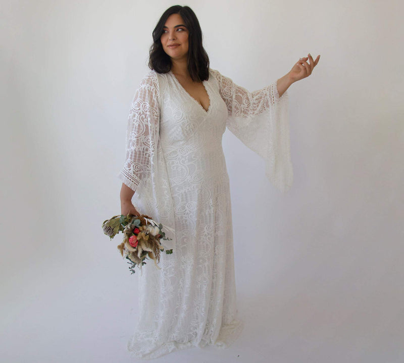 boho kaftan wedding dress WARRIOR WOMEN