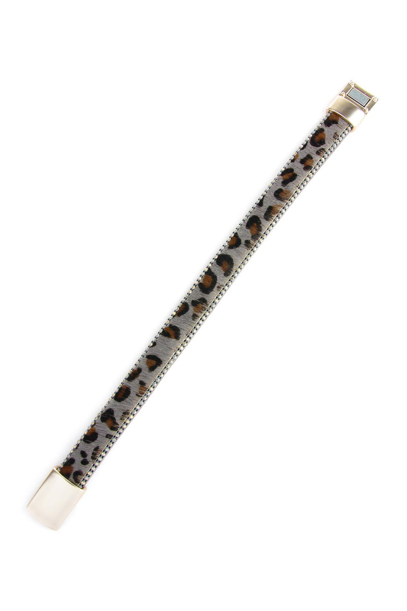 Leopard Magnetic Lock Bracelet