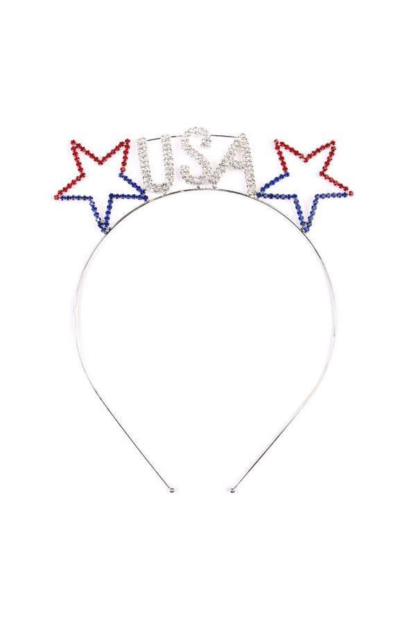 71475 - Usa With Stars Headband