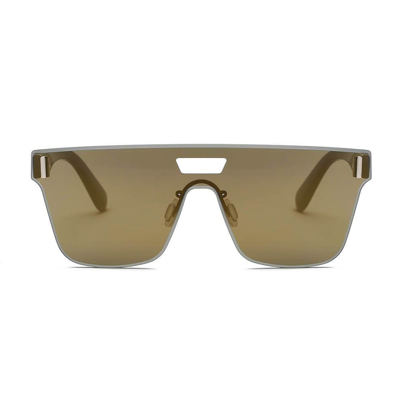 DEVON | S2075 - Unisex Retro Square Mirrored Sunglasses