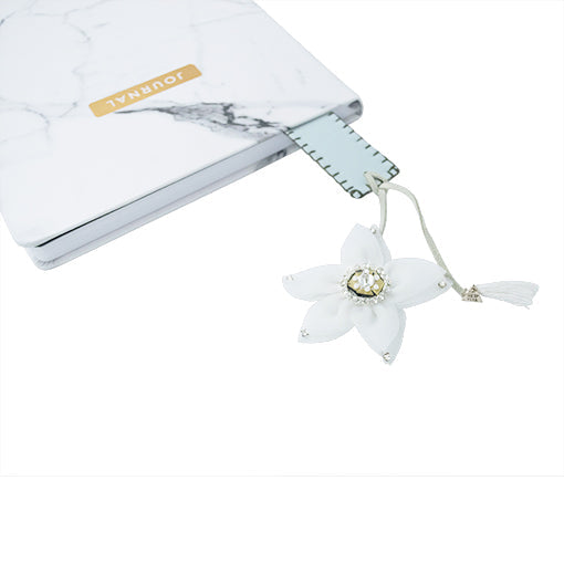 Chrystie White Flower - Bookmark