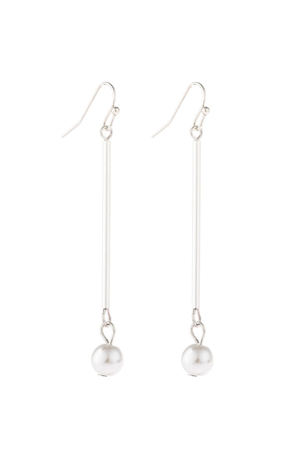 Hde3065 - Dangle Pearl Earrings