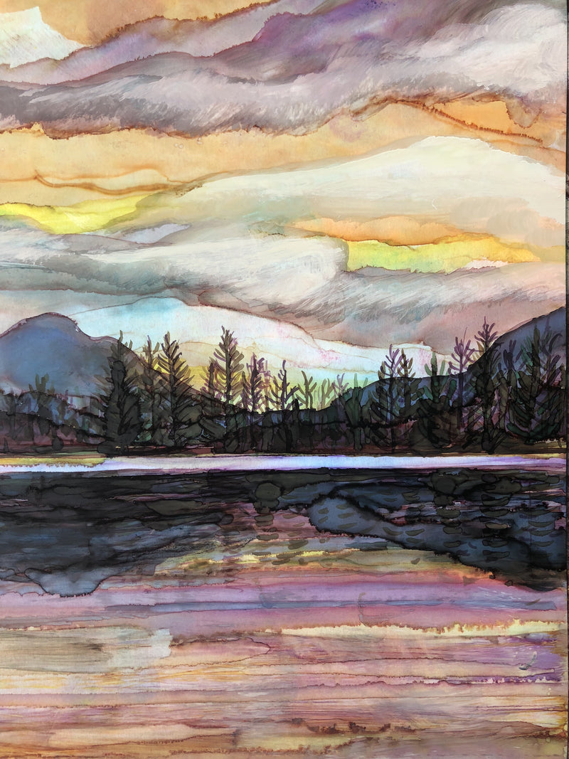 Lake Sunset : Prints