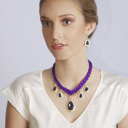 Droplets Necklace and Earrings Set