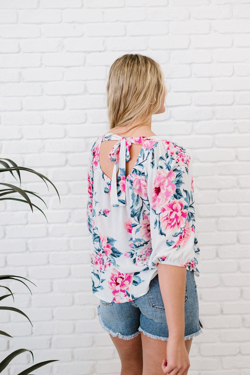Spring Paradise Floral Top