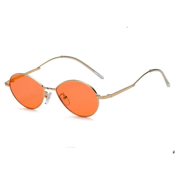 HICKORY | S3009 - Small Retro Vintage Metal Round Sunglasses
