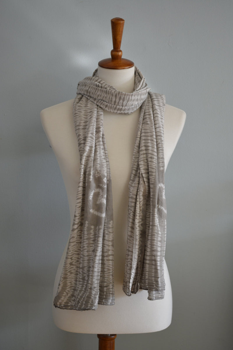 Naturally Dyed Cotton Scarf