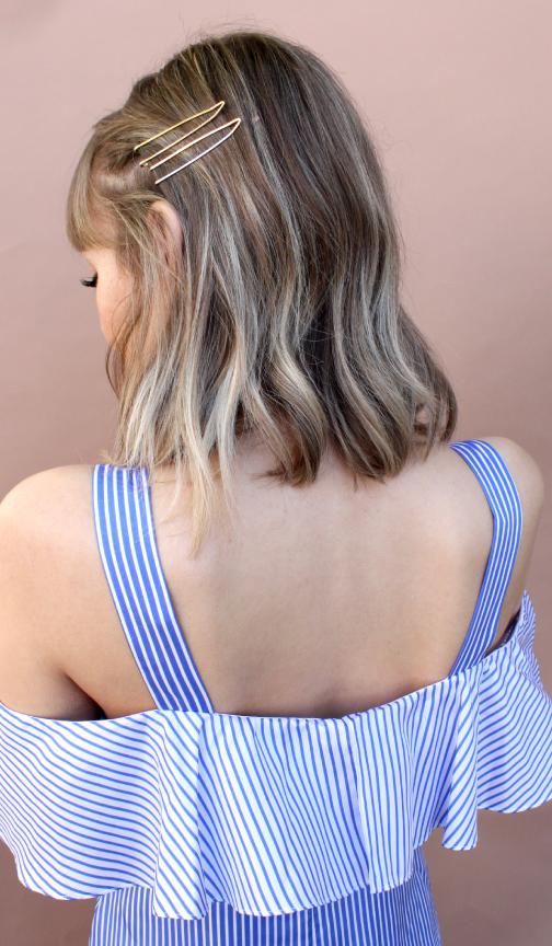 Switchback Hair Bobbies  |  Eucalyptus