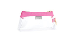 Pink CLEAR IT BAG • Pouch  - Classic Canvas Trim