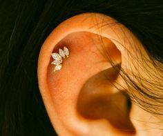 Royal Crystal Crown Cartilage Earring