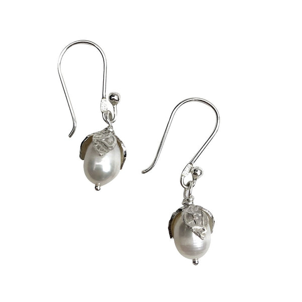 Freshwater Pearl Teardrop Earrings