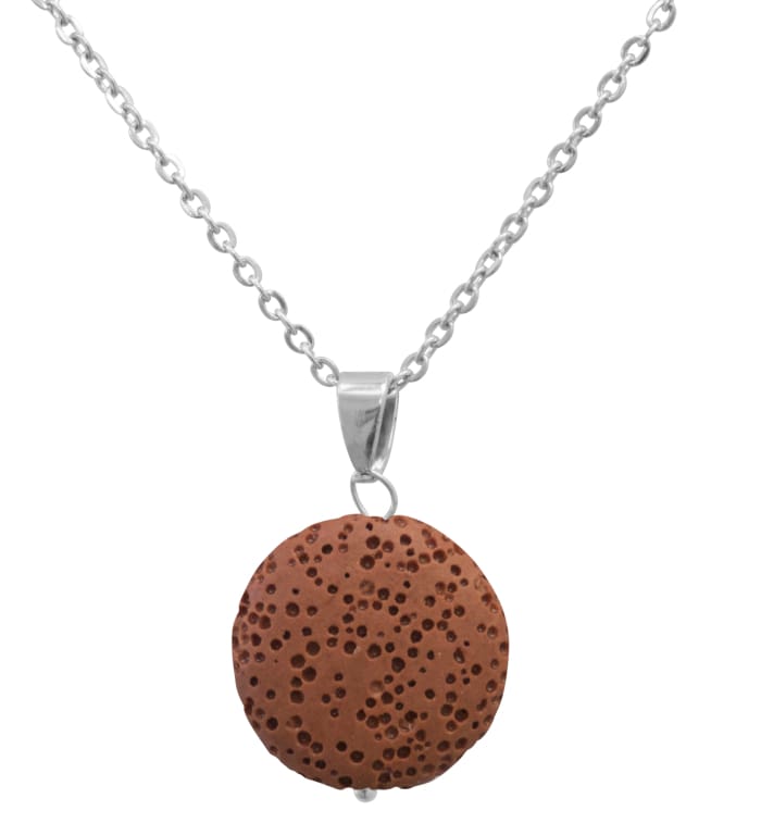 Red Lava Stone Essential Oil Necklace