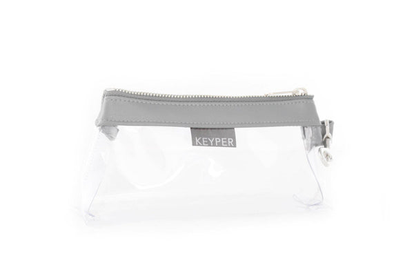 Cool Grey CLEAR IT BAG • Pouch  - Signature Trim