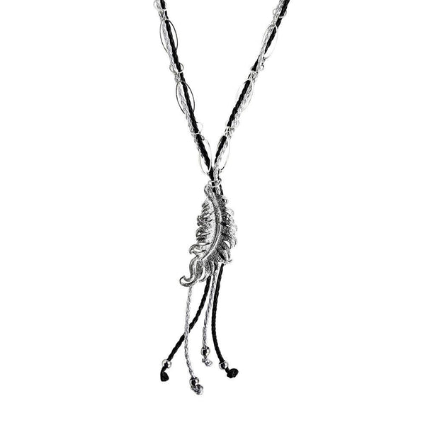 Rodeo Bling Necklace- Silver