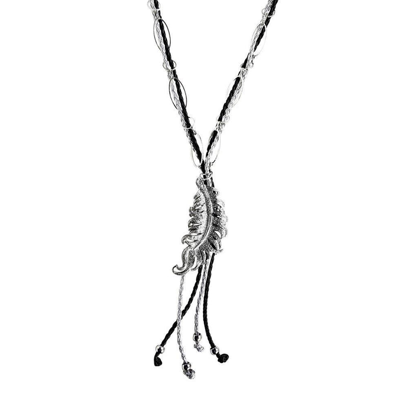 Rodeo Bling Necklace- Silver