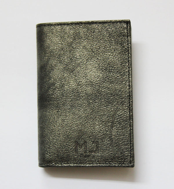 Darkness - Women's Black Leather Wallet
