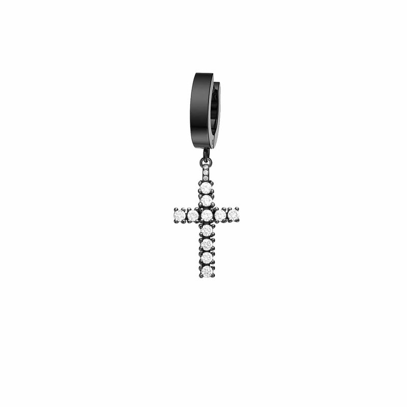 Mister Gem Cross Earring