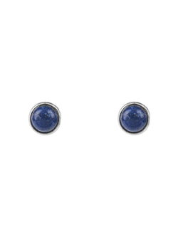 Petite Stud Silver Lapis Lazuli