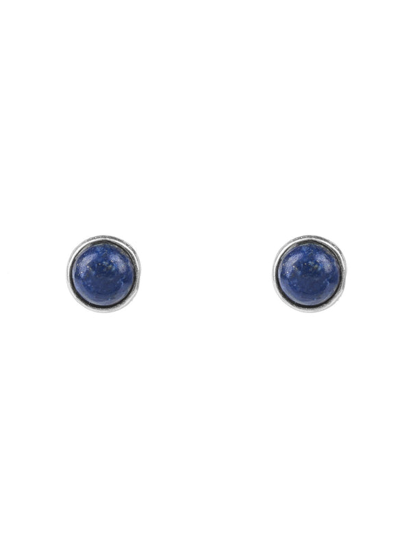 Petite Stud Silver Lapis Lazuli