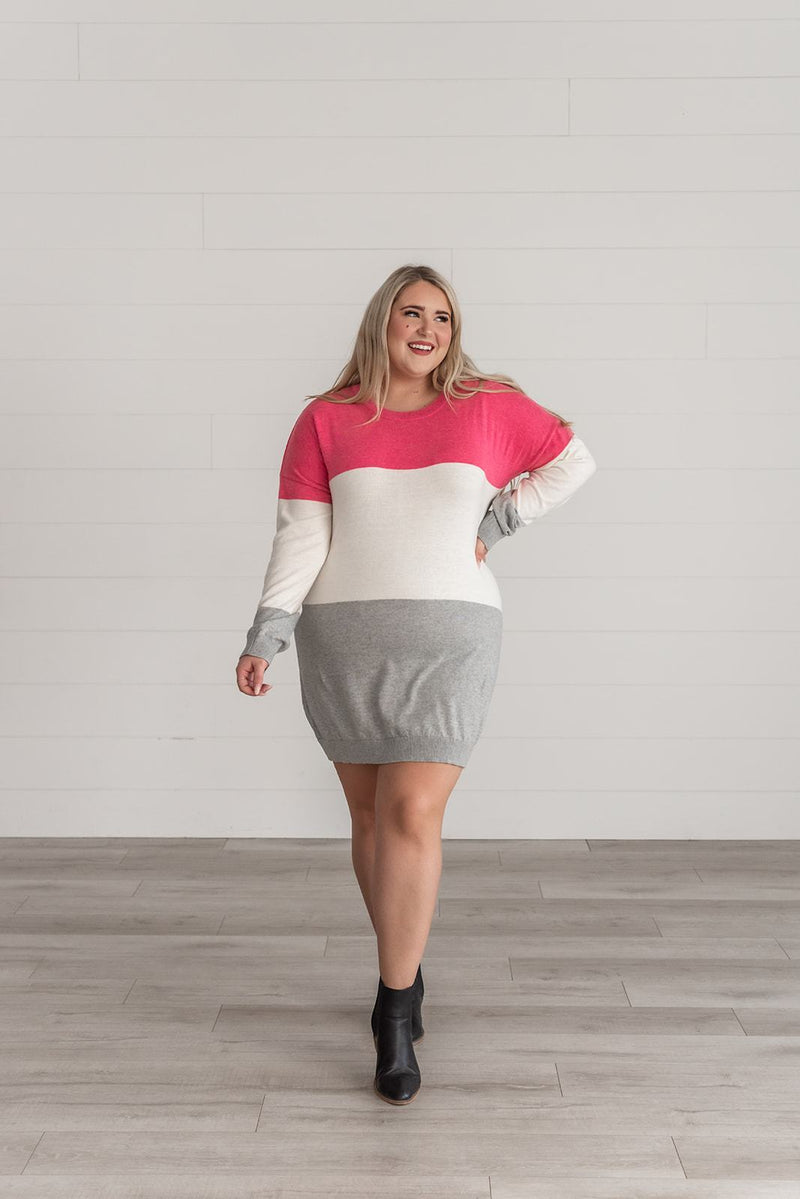 Easy to Love Color Block Dress