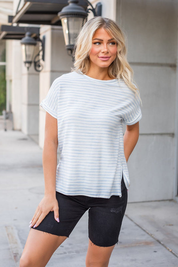 Never Disappoint Striped Top