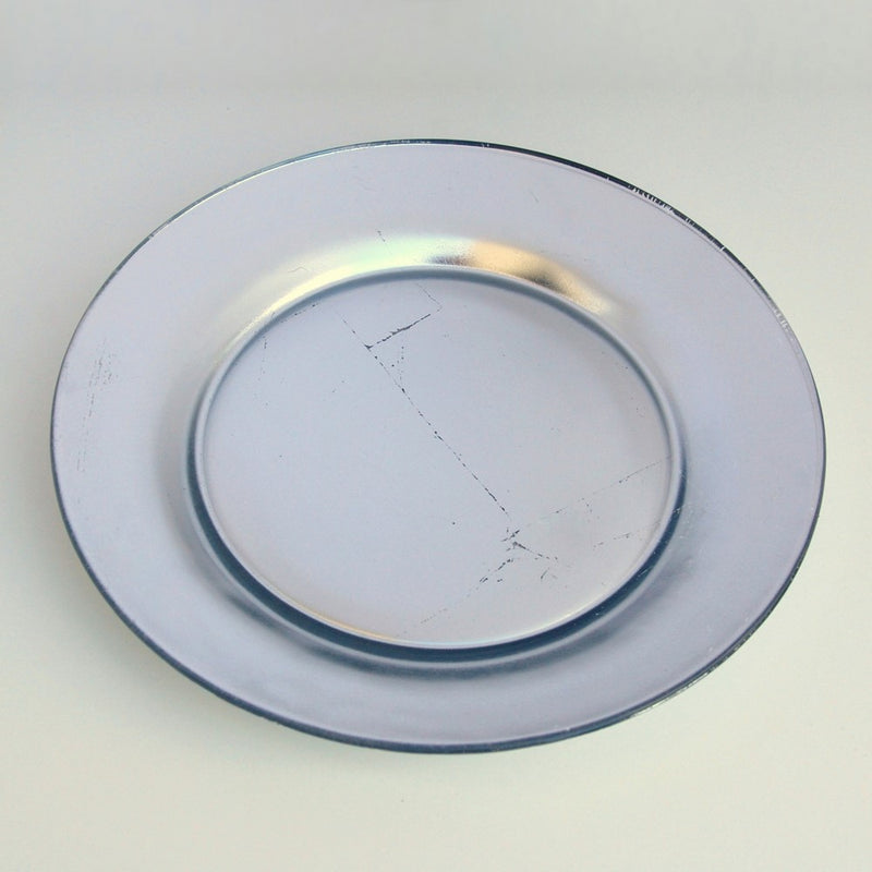 GILT PRIMA Set/4 Silver Dinner Plates