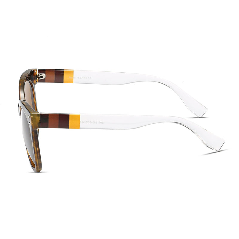 HYANNIS | E07 - Jaunty Mirrored Lens Soft Cat Eye Sunglasses