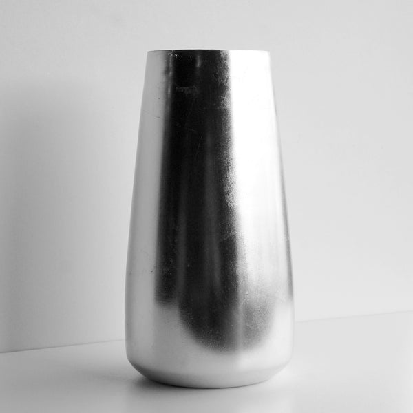 GILT 12" Silver Gilded Zen Vase
