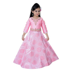 Heavy Embroidery Lehenga for Girls