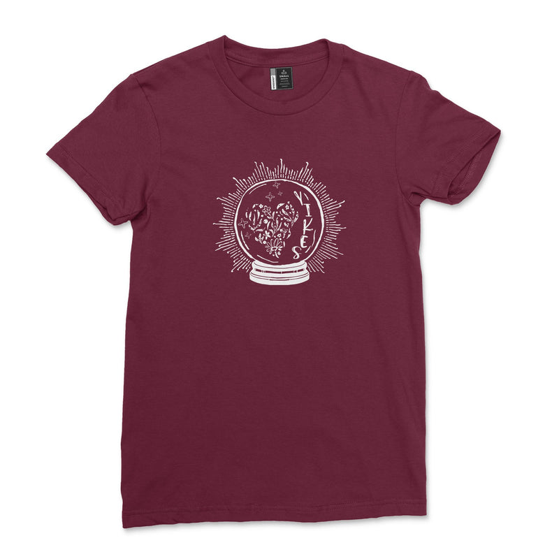 Yikes Shirt Fortune Teller Celestial Funny Tarot Shirt Women Celestial Crystal Ball Tee Lady Self Care Shirt