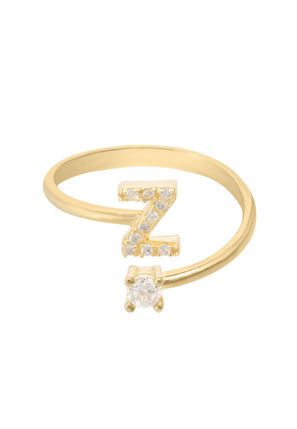 Initial Ring Gold Z