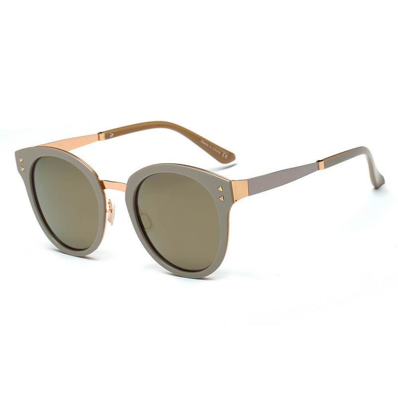 CHENEY | CA16 - Hipster Polarized Lens Horned Rim Retro Fashion Sunglasses