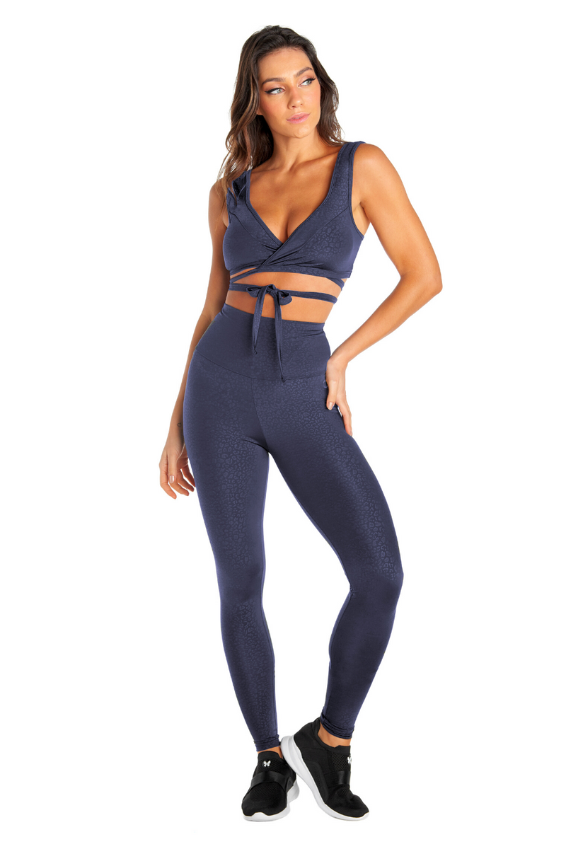 Navy Dream High Waisted Leggings