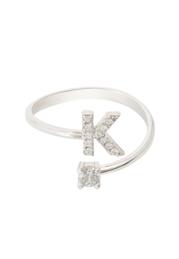 Initial Ring Silver K